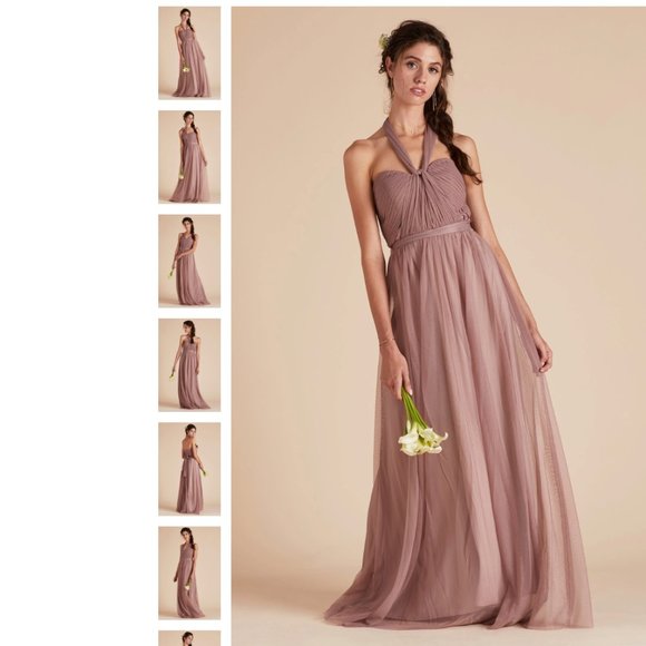 Birdy Grey | Christina Convertible Tulle Dress in Sandy Mauve - Picture 10 of 16